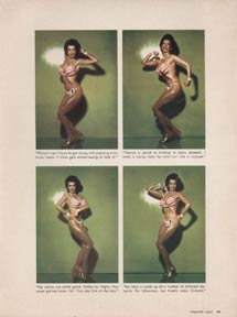 Viva Machisma! Kellie Everts in Esquire Magazine 1975. The first ever female bodybuilder in a major national publication. Photos by Jean- Paul Goude
